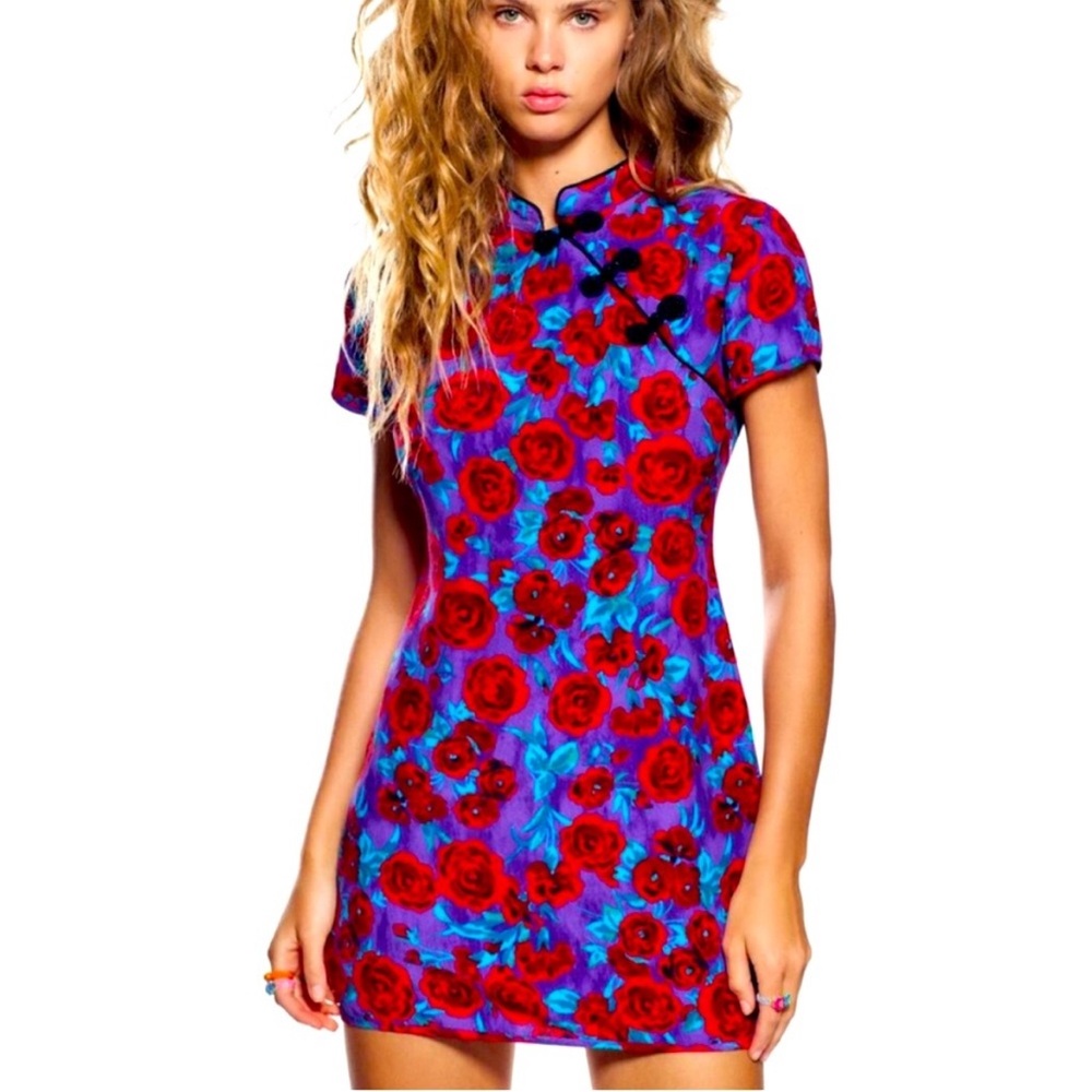 Zara floral printed dress